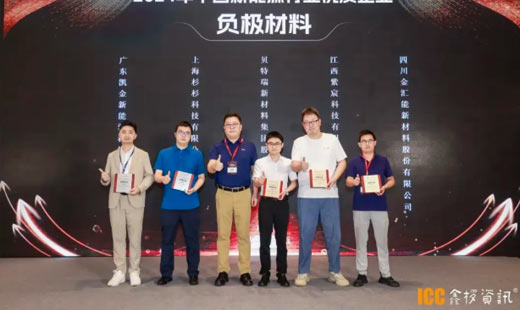 Kaijin New Energy was awarded the title of "2024 High Quality Enterprise for Negative Electrode Materials in the New Energy Industry"